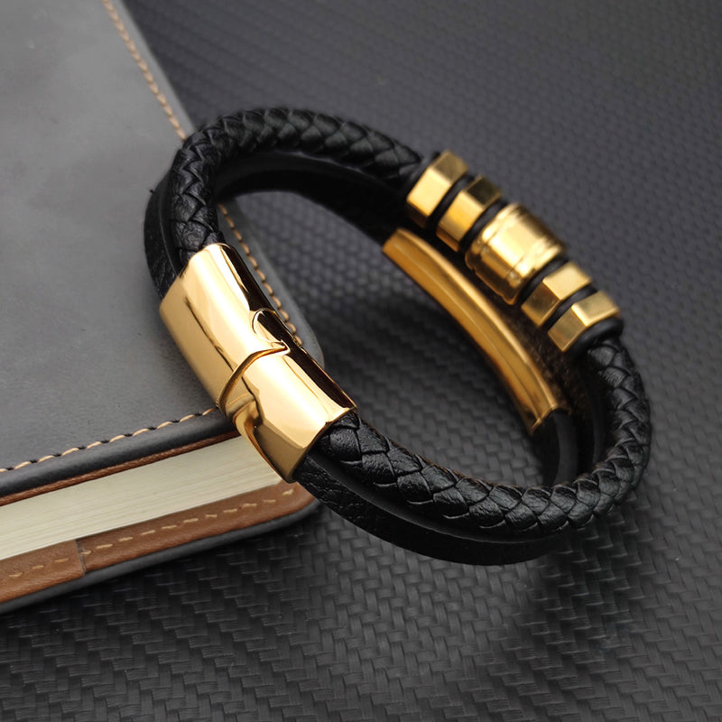 Trevor Genuine Leather Bracelet