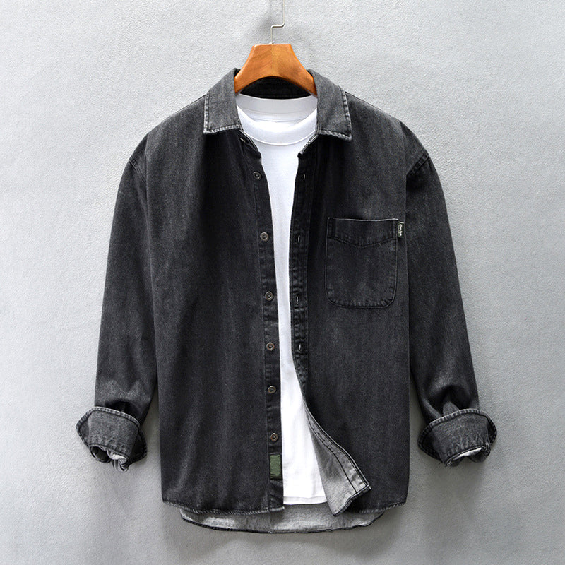 Trucker Washed Denim Shirt