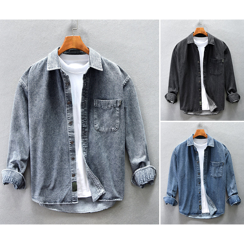 Trucker Washed Denim Shirt