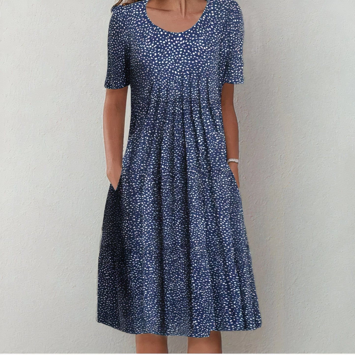 Elegant cotton dress - Ulla