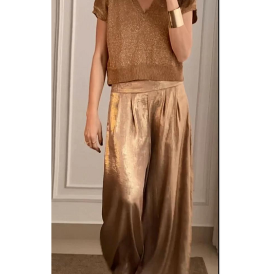 Chloe | elegant set of top and trousers