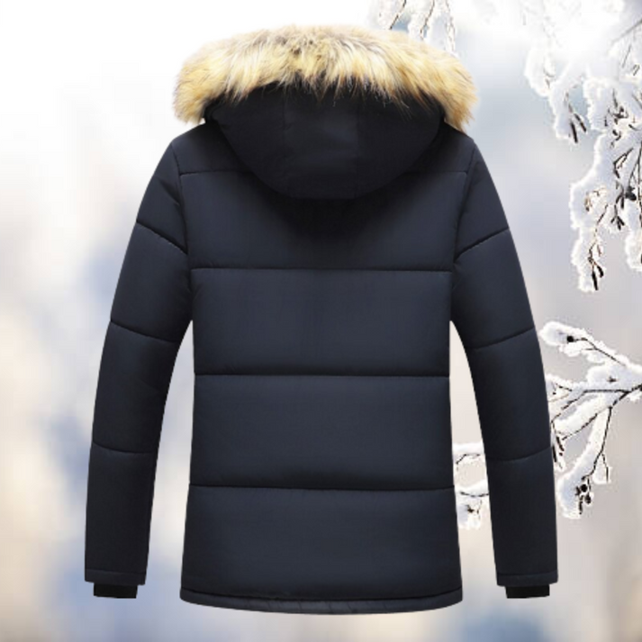 Uriel - men's winter coat with fur lining