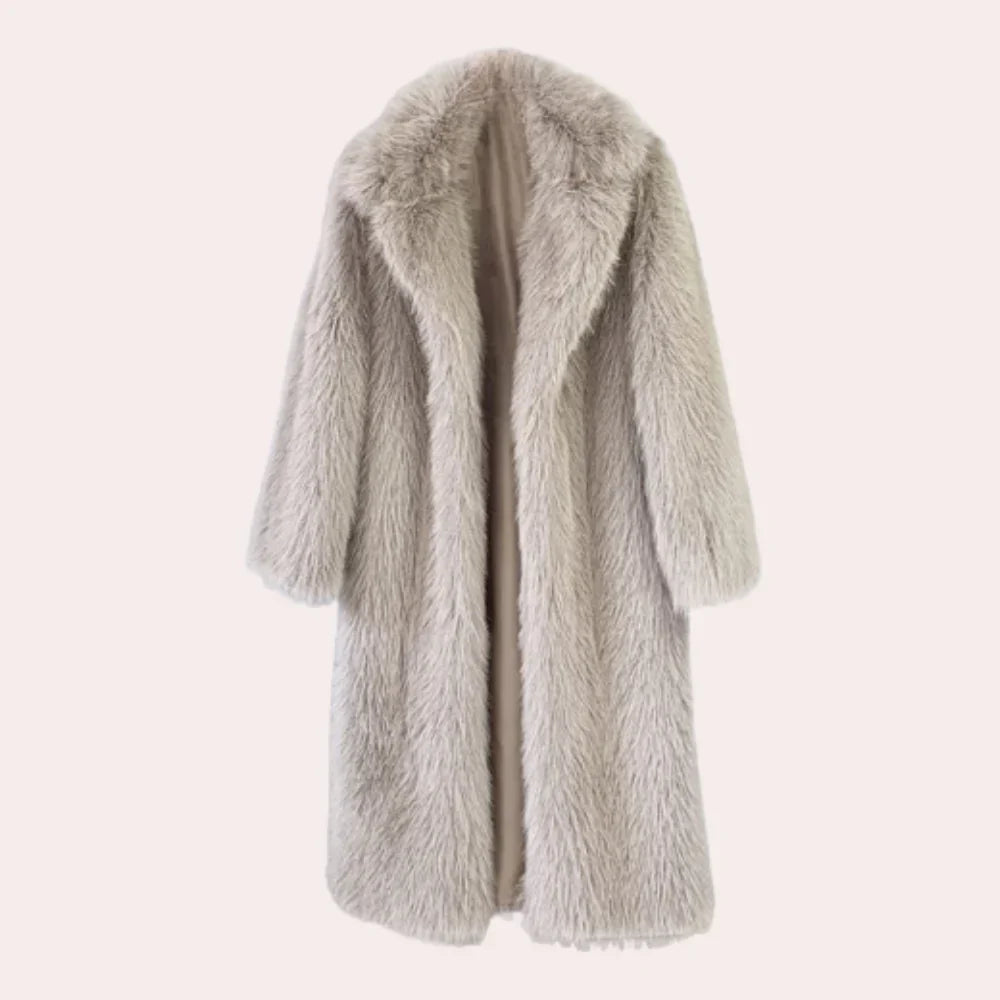 TARA - comfortable plush winter coat for women