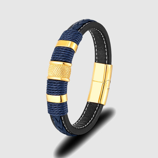 Valor Braid Leather Bracelet