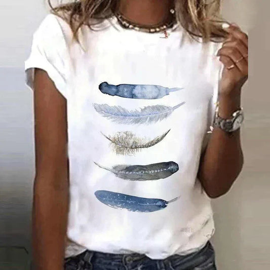 Victoria - freedom feather t-shirt