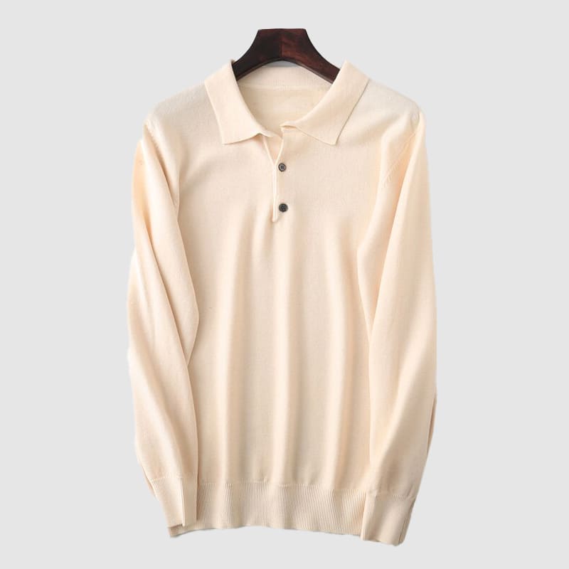 Vinizio Manhattan Long Sleeve Polo Shirt