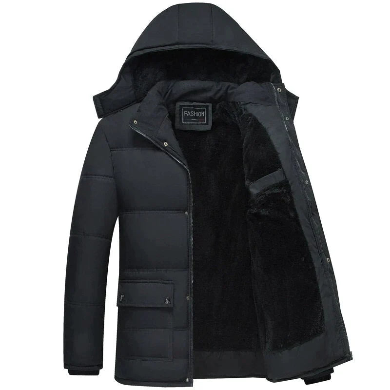 Padded jacket with hood - konrad