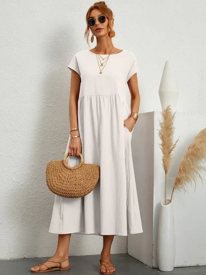 Renee - short sleeve vintage summer dress