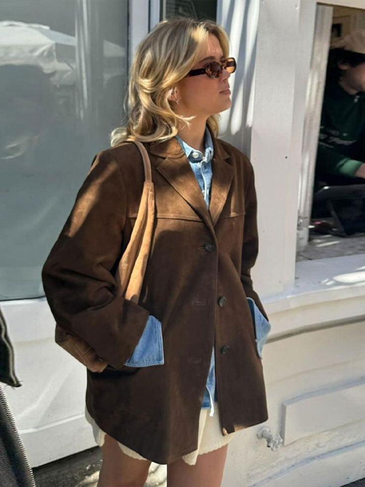 Lilly - suede jacket - Vintage