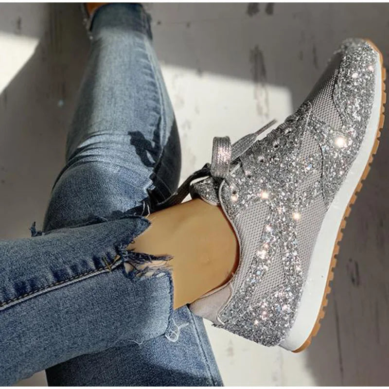 Kiari – sports shoes with sequins for women