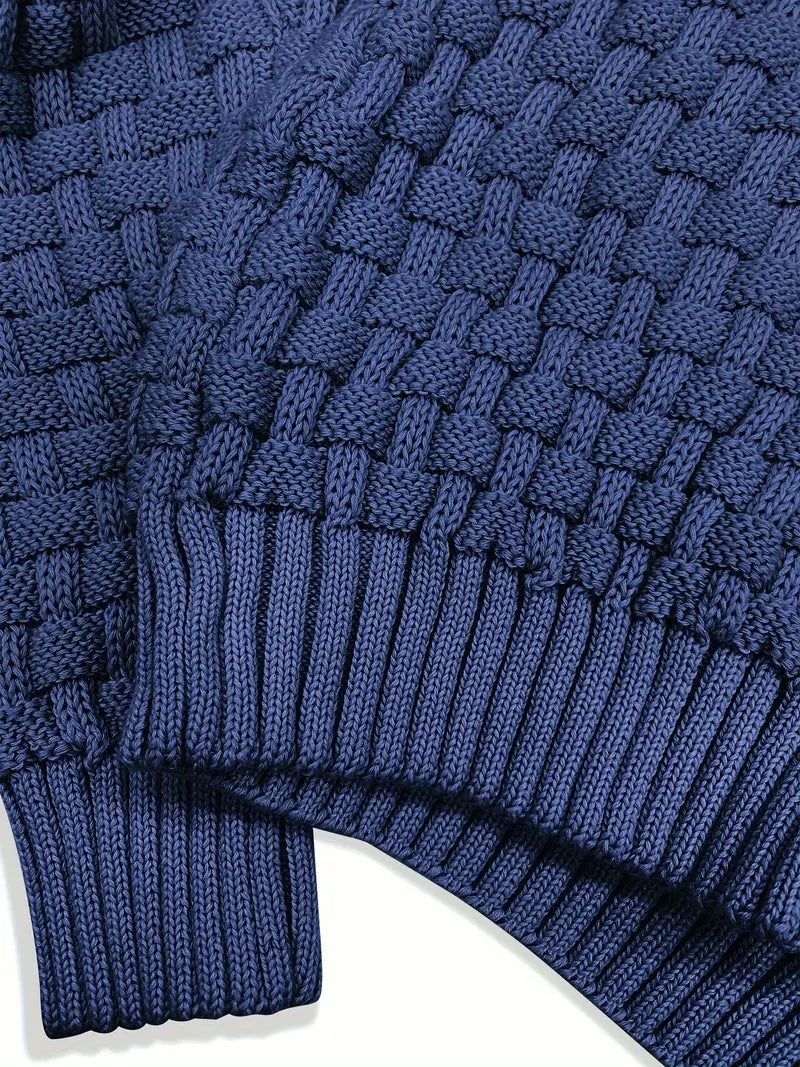 Essential - knitted men's jumper - soft & versatile