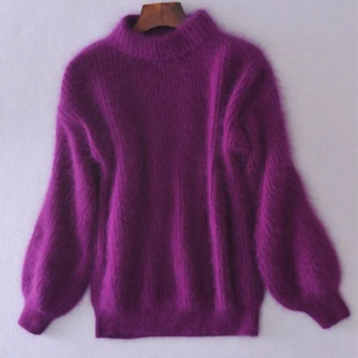 Brenda| vintage angora style sweater