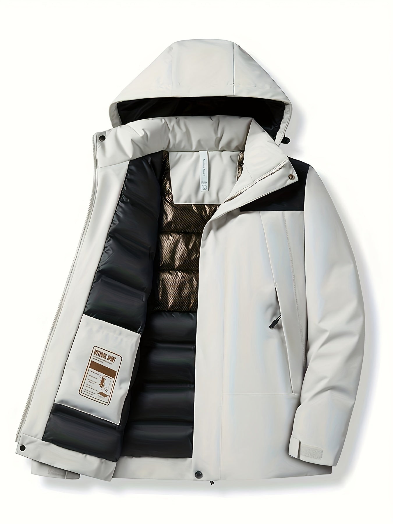 Elegant Waterproof Fleece Winter Jacket with Hood for Women | Ideal for Winter