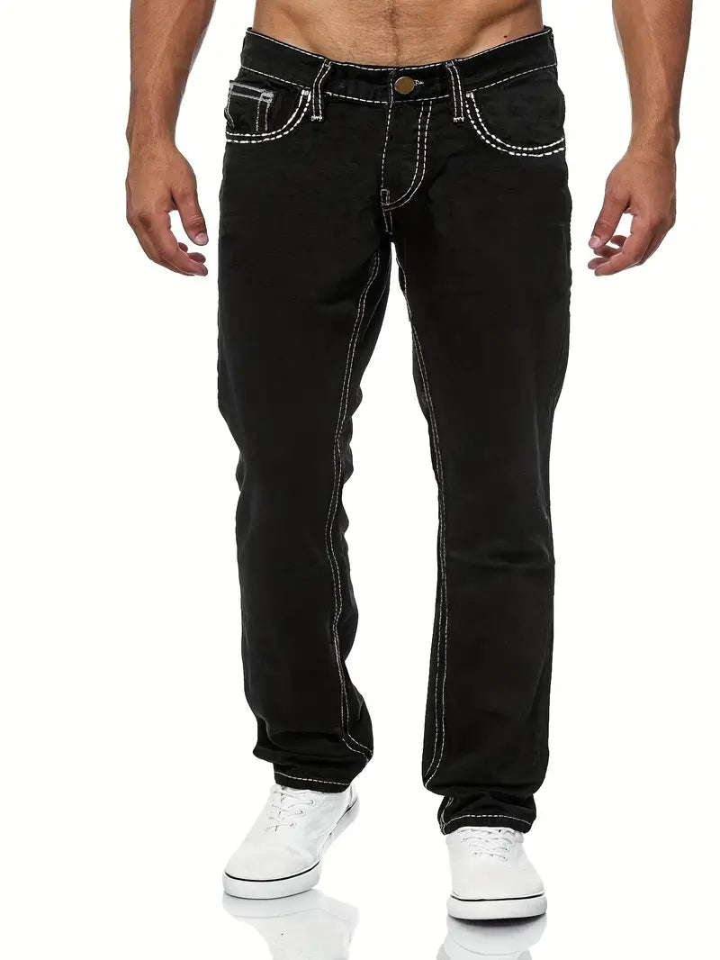 Ethan - casual slim fit stretched jeans for men