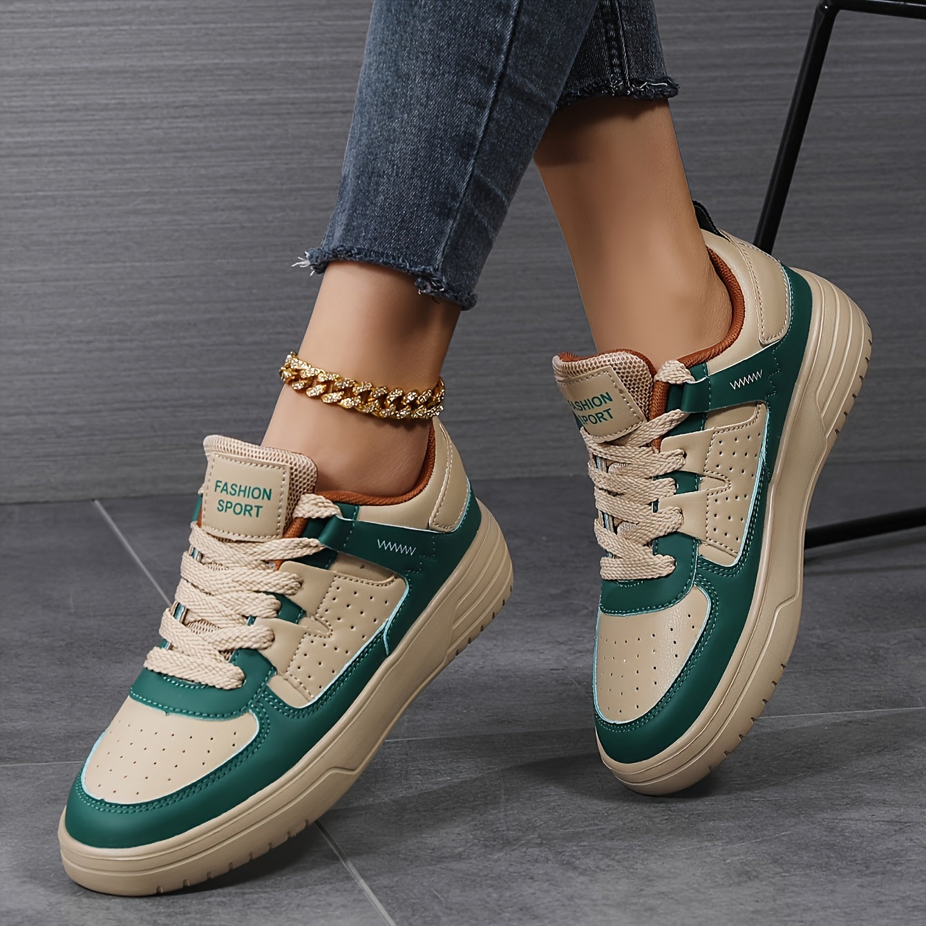 Stylish Colorblock Mesh Sneakers for Women | Ideal for Everyday Wear