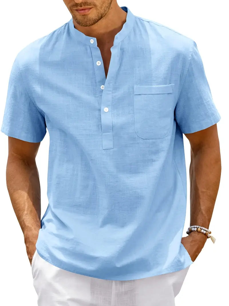 Joe – stylish no-short sleeve shirt for men