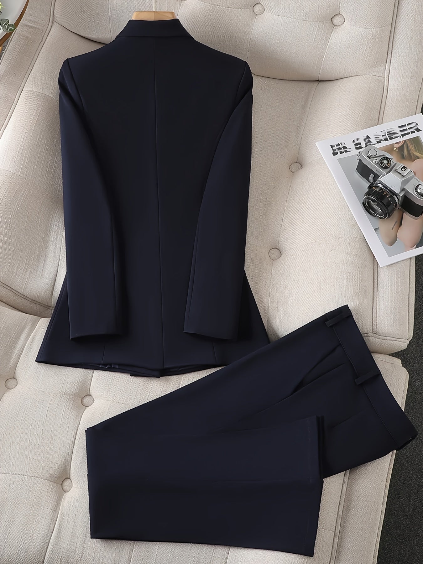 Elegant Office Blazer & Pants Outfit Set for Women | Ideal for All Seasons