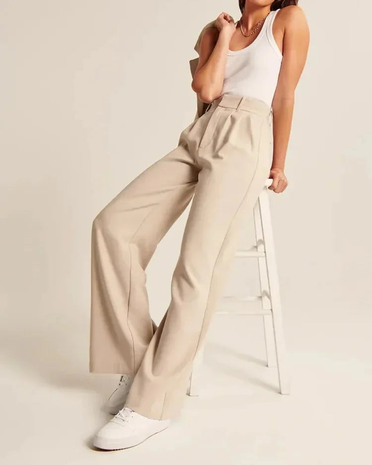 Waverly - high waist, wide leg trousers