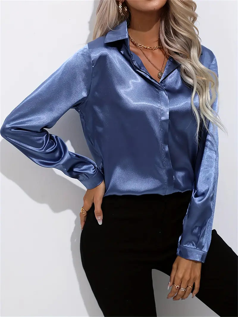 Olivia – casual long-sleeved shirt for spring