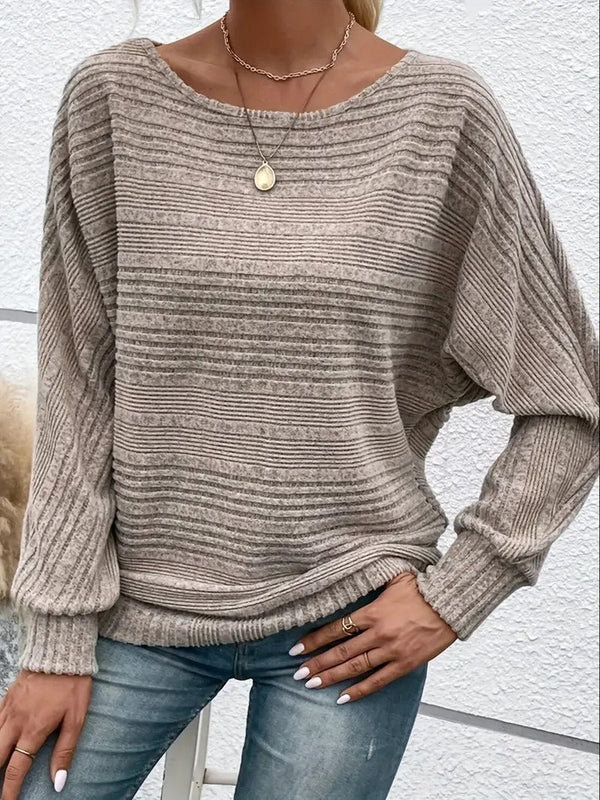 Wet | plain sweater with wide sleeves for women