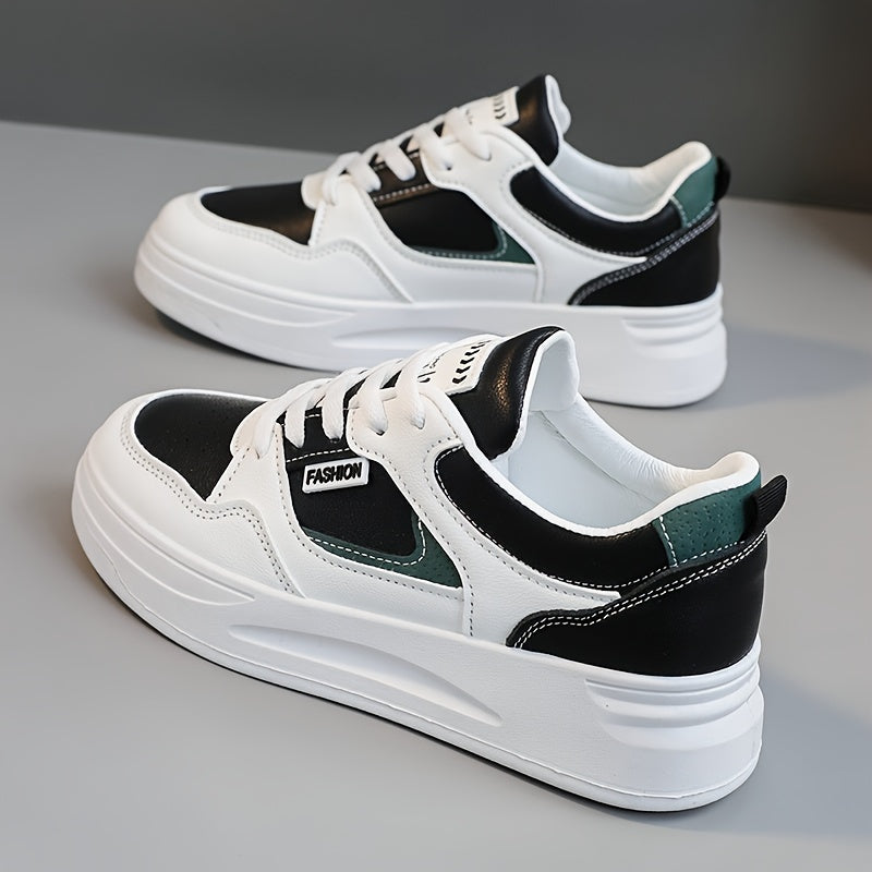 Stylish Colorblock Platform Sneakers for Women | Perfect for Casual Days