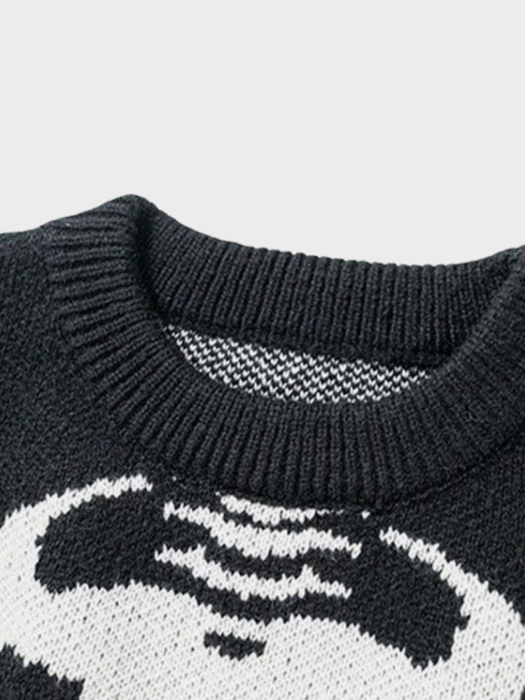 Vintage Skeleton Sweater from Baumwolle for Men | Perfect for Casual Days