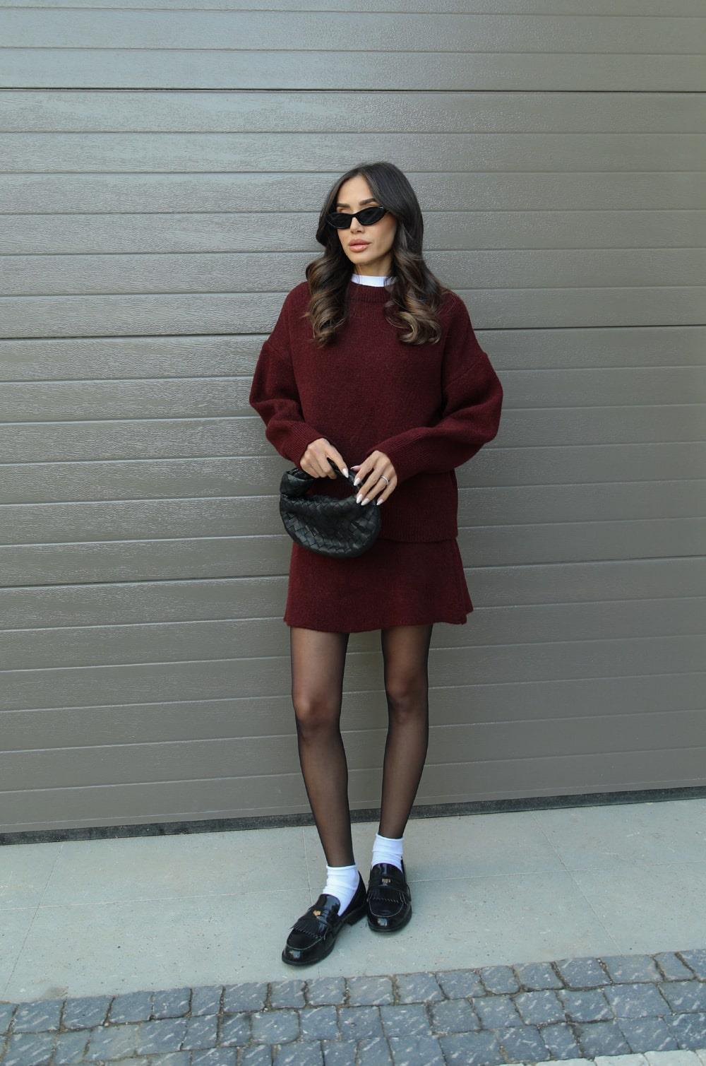 Gloria™ - Skirt and sweater set