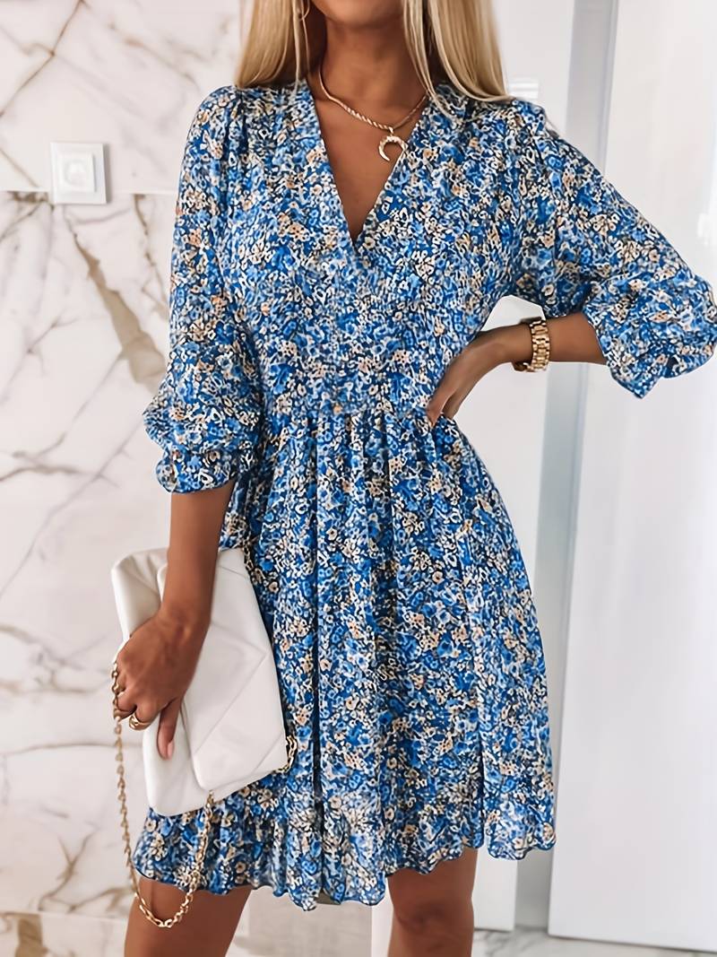 Grace - boho puff sleeve dress