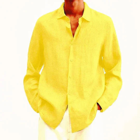 Elegant men's linen shirt - lightness meets versatility