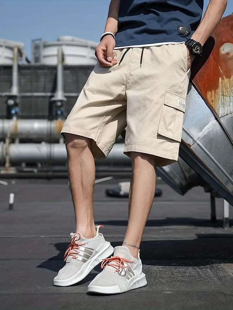 Joshua - multi-pocket cargo shorts for men