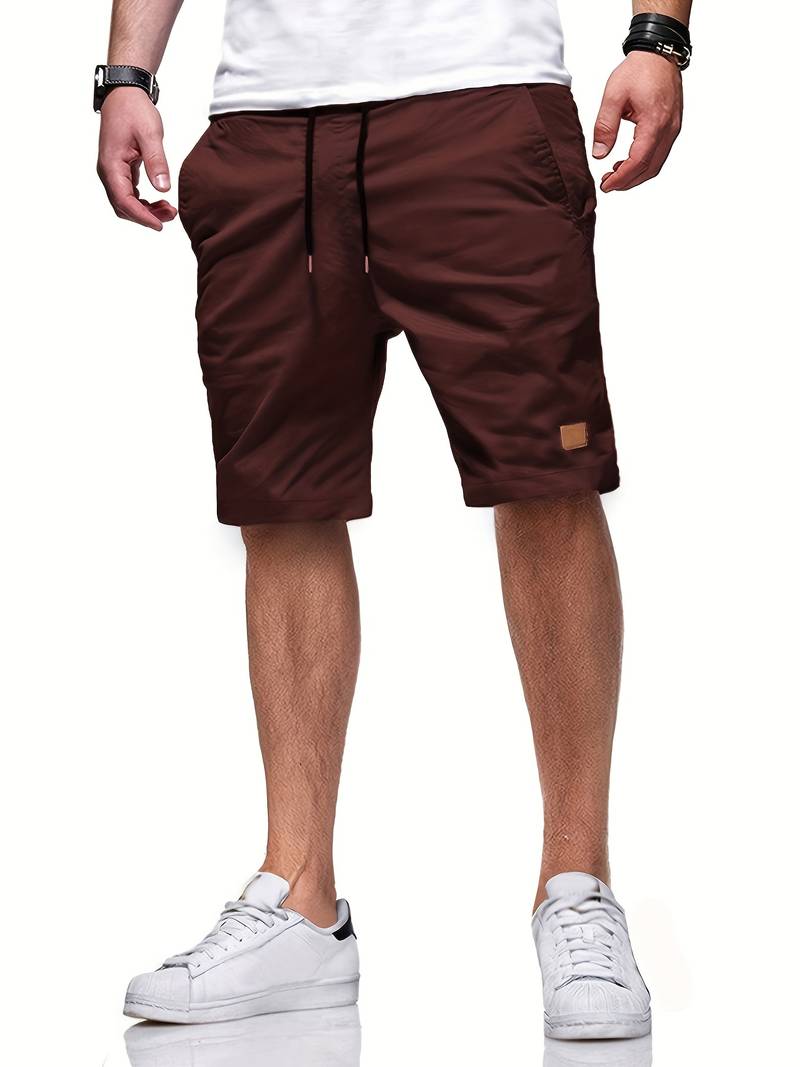 Michael cut-off drawstring shorts for men