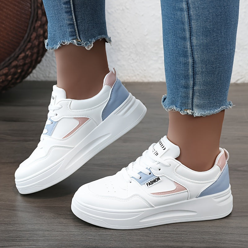 Stylish Colorblock Platform Sneakers for Women | Perfect for Casual Days