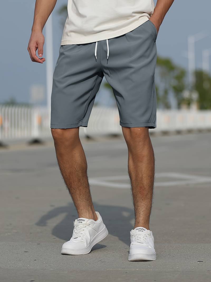 Daniel - graphic drawstring shorts