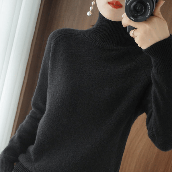 Rosanna™ - Cashmere turtleneck jumper