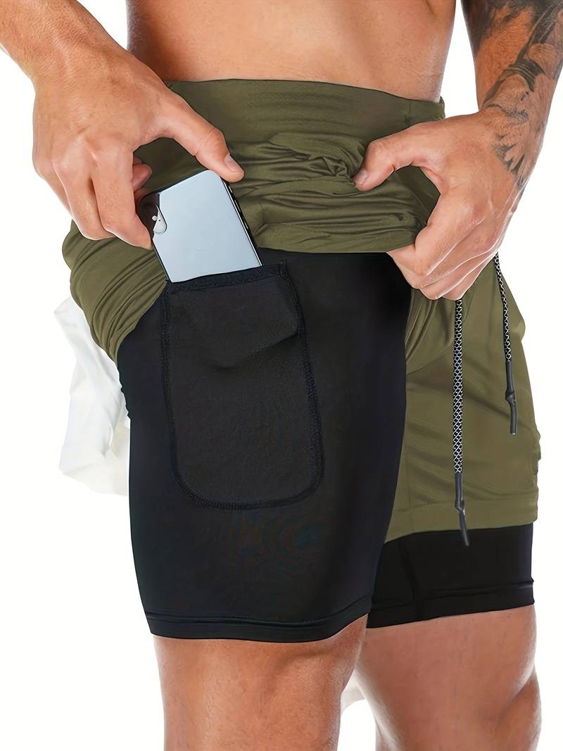 David - fashion multi-pocket cargo shorts