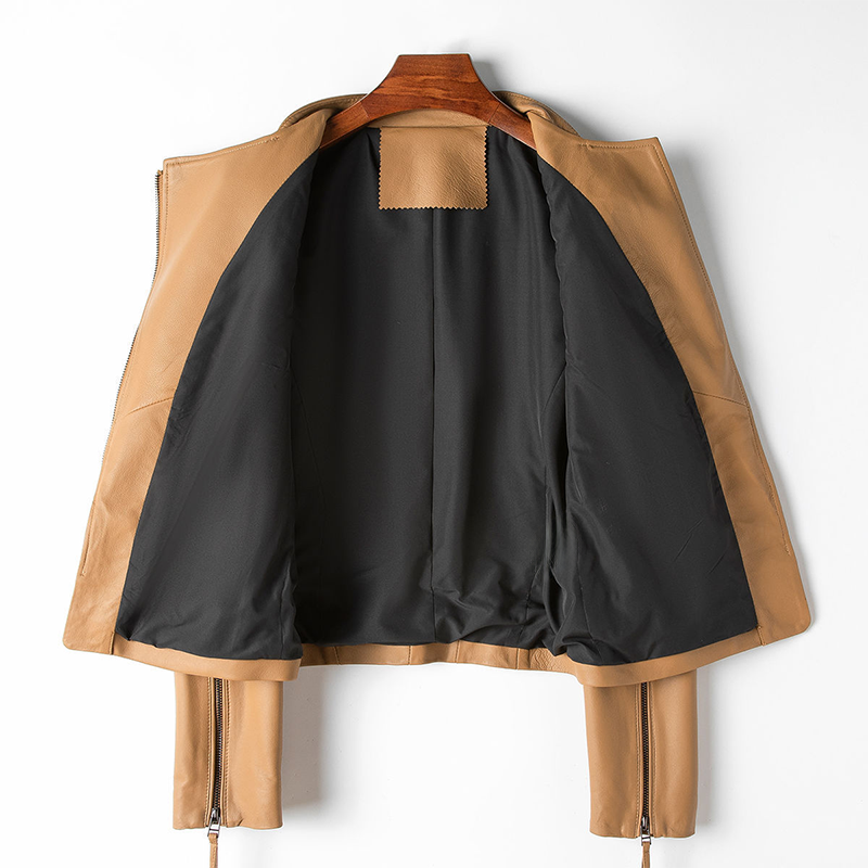 Vintage Elegant Vegan Leather Bomber Jacket for Women | Perfect for Casual Days