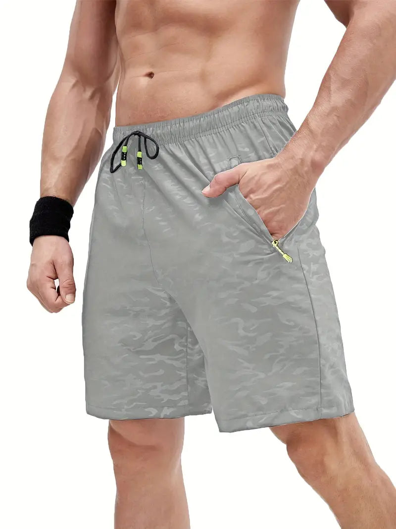 James – breathable shorts with zip pockets