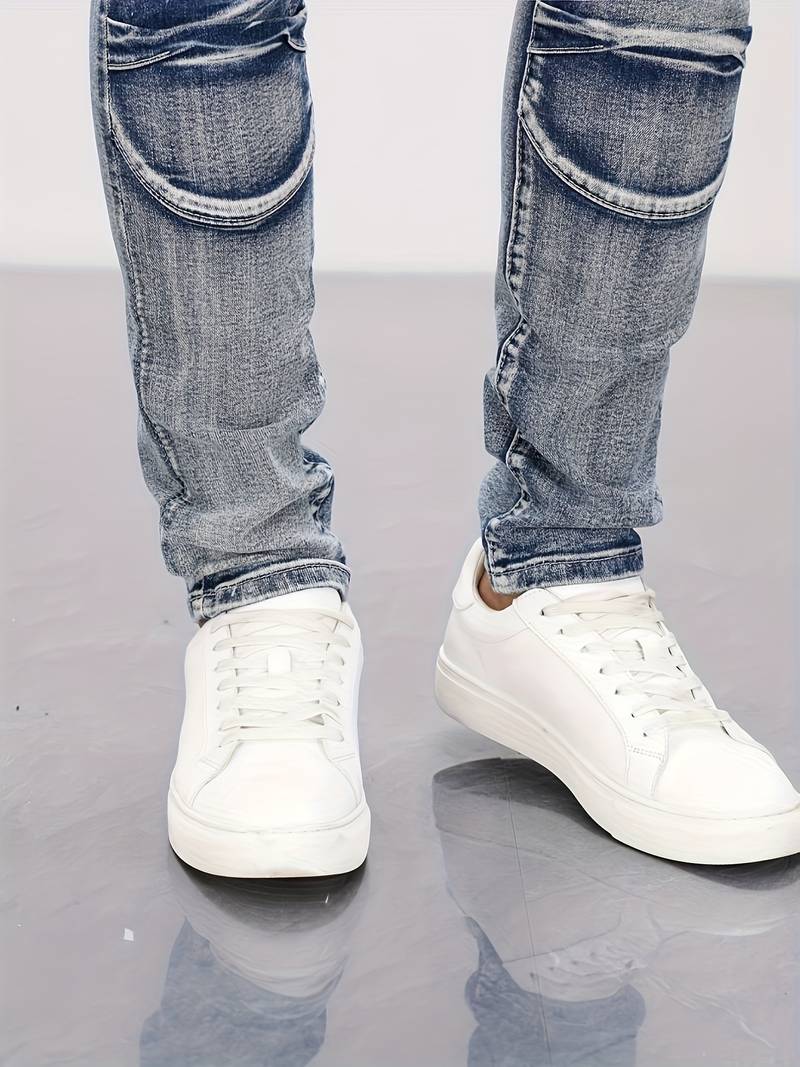 Liam - casual skinny biker jeans for men