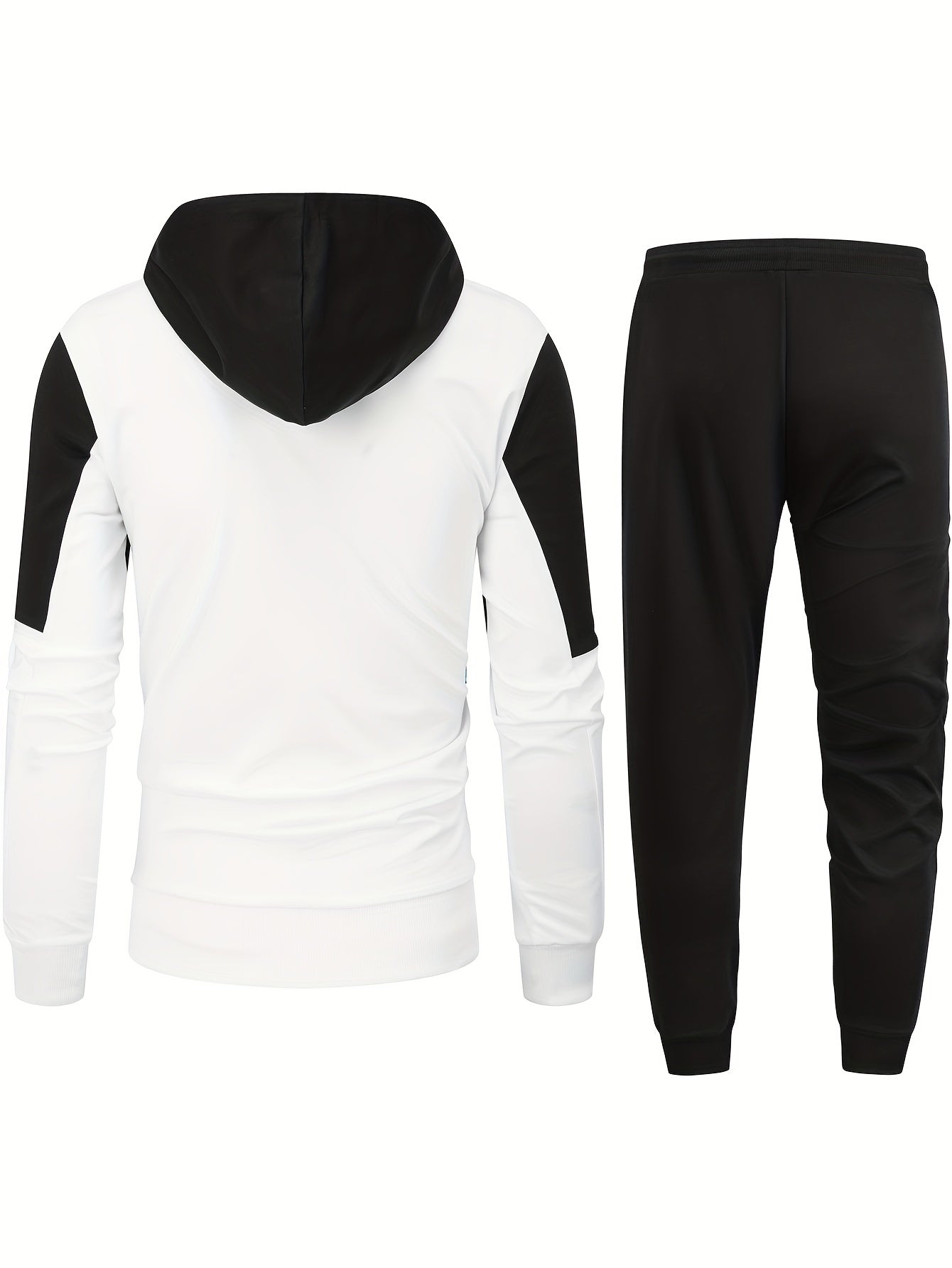 Casual Full Zip up Hoodie and Jogging Pants Tracksuit for Men | Ideal for Autumn