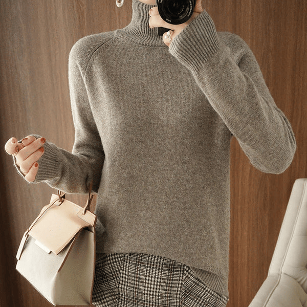 Rosanna™ - Cashmere turtleneck jumper