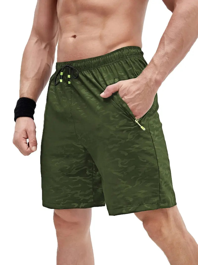 James – breathable shorts with zip pockets