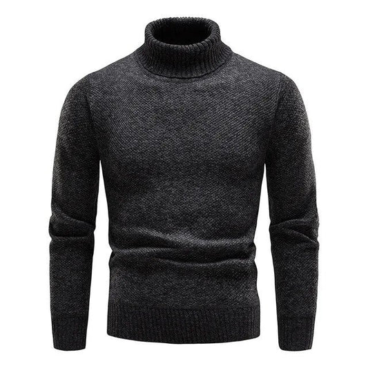 Comfortable and elegant men's turtleneck jumper