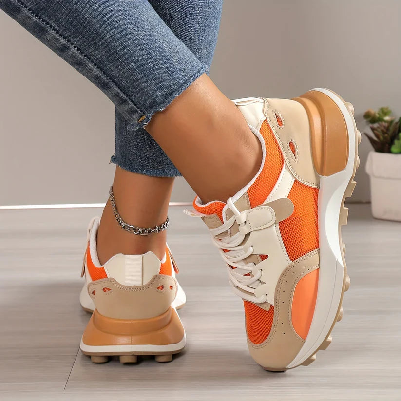 Elegant Color Block Sneakers for Women | Perfect for Casual Days