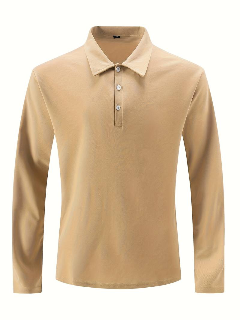 Joshua – comfortable stretch long sleeve golf shirt