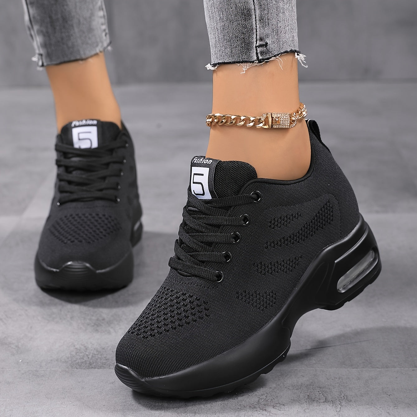 Casual Breathable Knit Sneakers for Women | Perfect for Casual Days