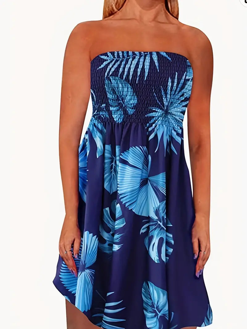 Mia - vacation off shoulder ruched midi dress