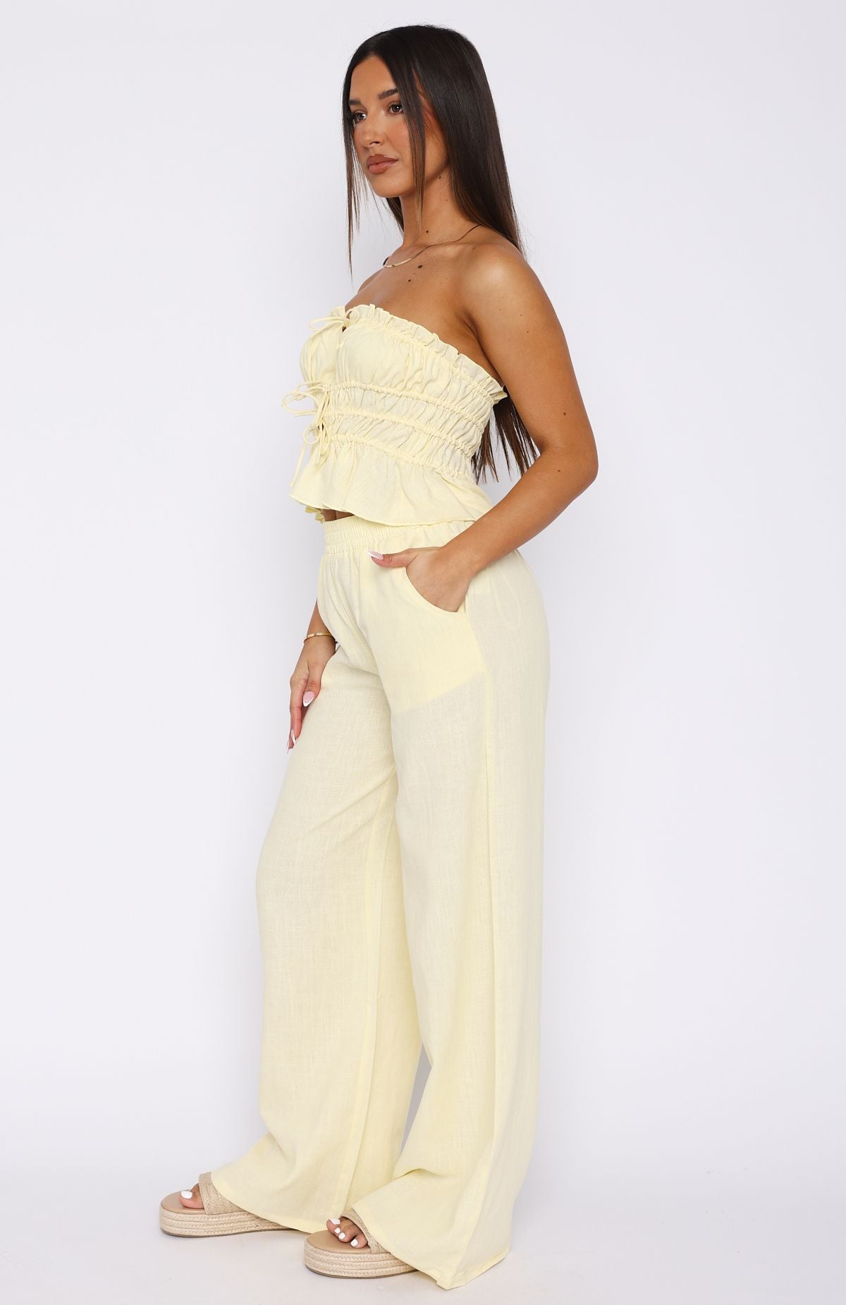 SELIN PANTS - LEMON