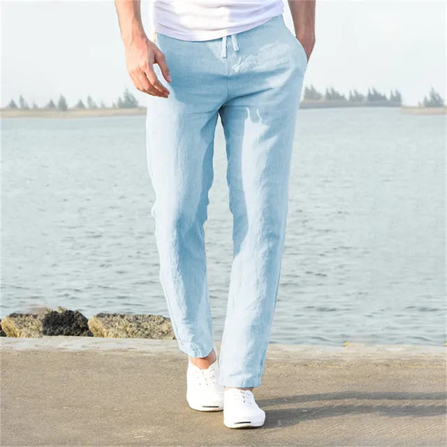 Ben – summer trousers made of linen