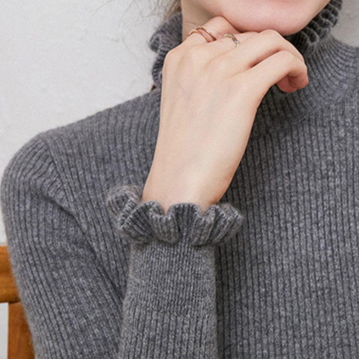 Nina™ - Cashmere Turtleneck Jumper