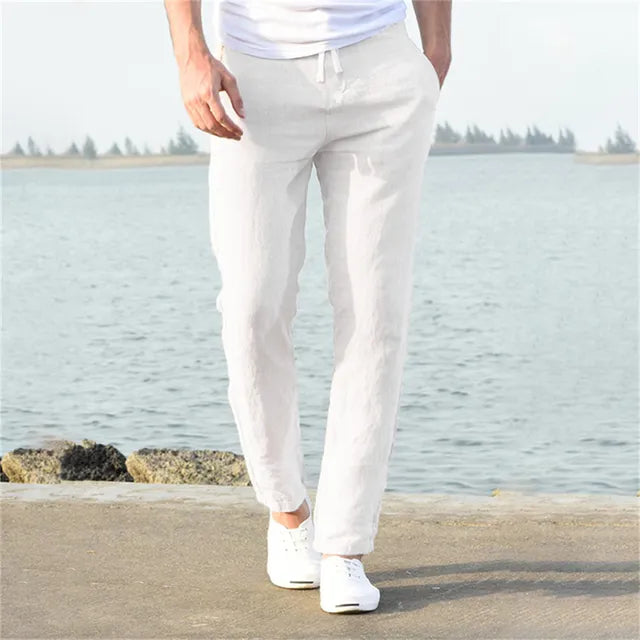 Ben – summer trousers made of linen